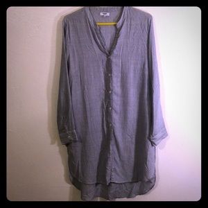 Oversized Button Down Blouse